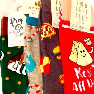 Bundle 4 socks new (two left feet/ SS)